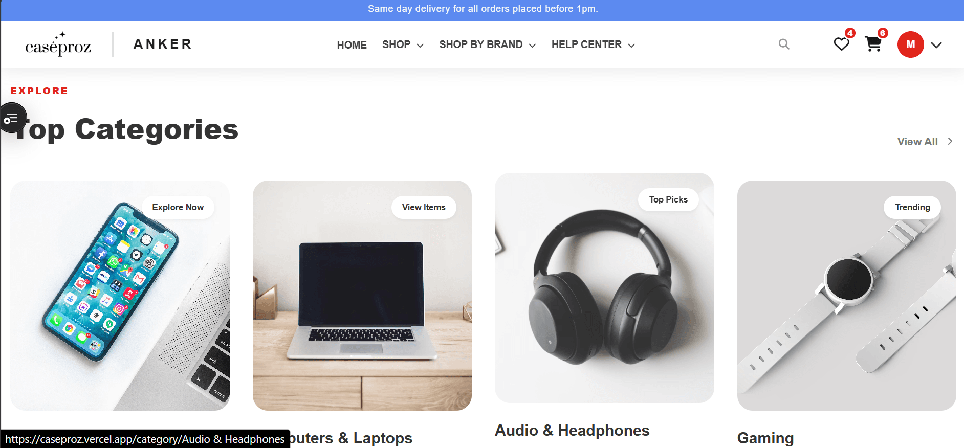 CaseProz — Top Categories