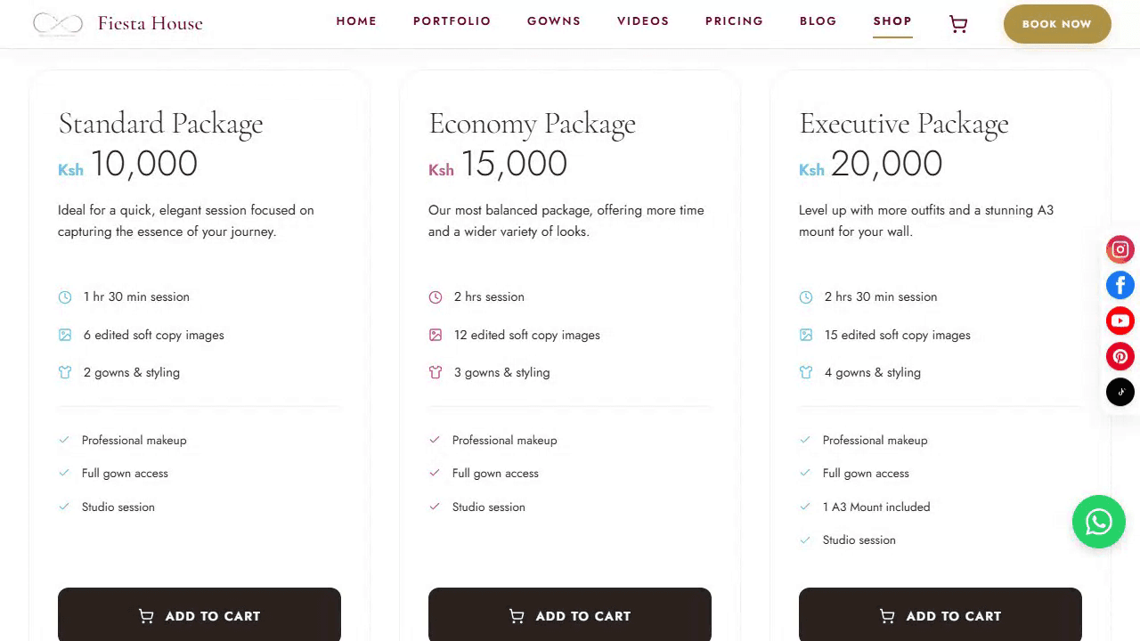 Booking a maternity package