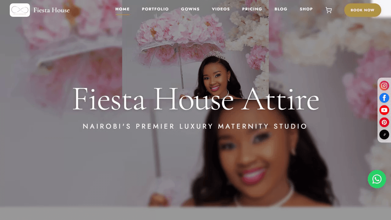 Studio website walkthrough